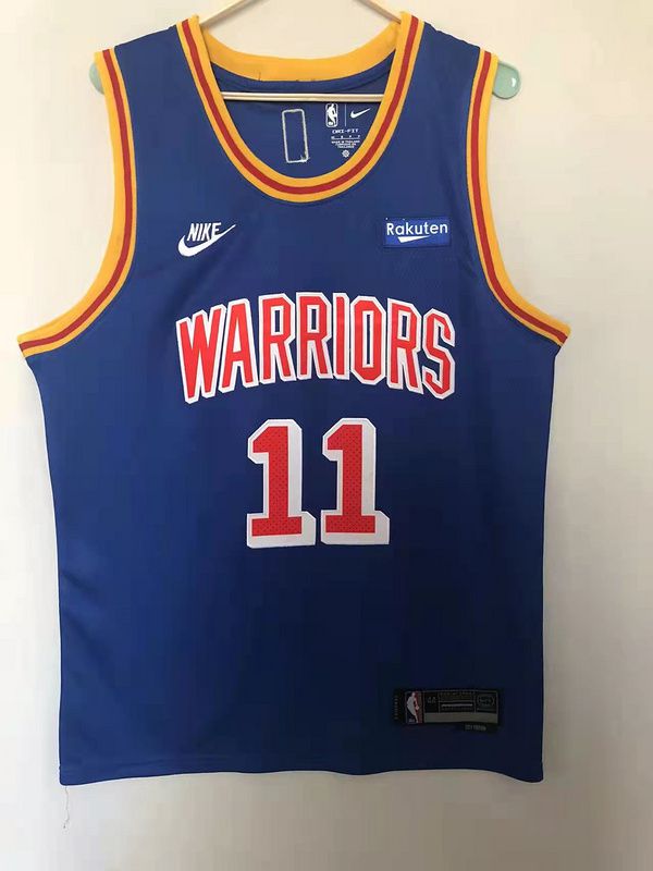 Men Golden State Warriors #11 Thompson Blue Nike 2022 Game NBA Jersey